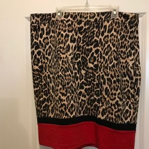 Animal Print Skirt